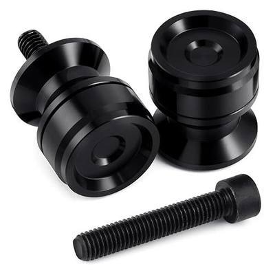 PBYMT 6MM Swingarm Spools, Sliders Stand CNC Universal M6 Black Compatible with YZF R7 R1 R3 R6 R6S YZF600R FZ1 FZ6 FZ6R FZ8 FJ09 FZ09 FZ10 MT09 MT10 XSR900 FJR1300 XTZ1200 RSV4 821 899 959