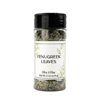 Olive & Vine Fenugreek Leaves, Earthy Flavor, For Curries & Stews, Rich Tradition, Authentic Taste, For Global Recipes (0.32 Ounce)