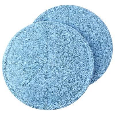 2 Pack 12" Microfiber Carpet Bonnet 437053, Mopping and Buffing Pad, Compatible with BGEM9000, ORB550MC Floor Machines, and Oreck Orbiter Pads