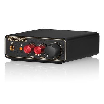 Douk Audio T14-EQ Phono Preamp: Mini MM/MC Turntable Preamp with RIAA EQ, Headphone Out, Tone Control, USB 5V Power – for Hi-Fi Vinyl Record Player Amplifier