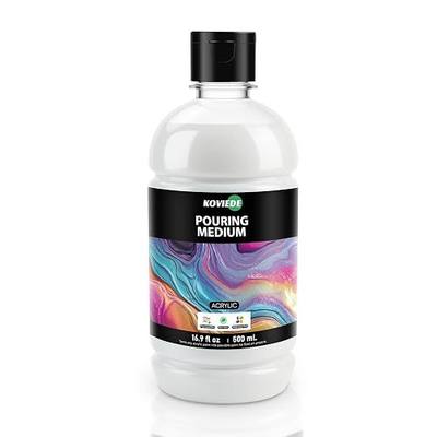 16.9 fl oz (500 mL) Acrylic Pouring Medium | Improves Flow and Consistency for Fluid Art