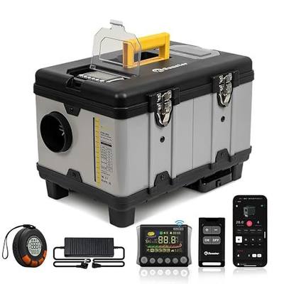 TB10PRO 8KW Diesel Heater, APP CO Alarm Portable | APP control with CO monitoring alarm, 5500m max altitude mode, wireless temp sensing, portable, for RV, garage, camper, tent