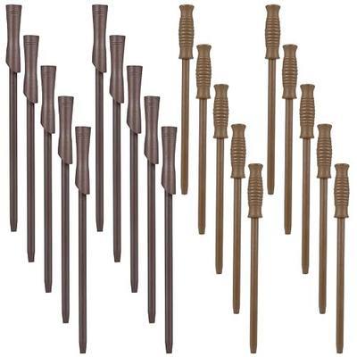 KingVows Wizard Wand Pencils 20PCS Witch Pencils Bulk Set for Kids Cosplay Birthday Theme Party Goody Bag Fillers School Rewards, Assorted