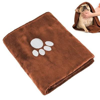 40 x 24 Inch Dog Towels for Drying Dogs, Absorbent Microfiber Dog Towel | Dog Bath Towel. Soft Dog Drying Towel. Dog Shower & Bath Supplies