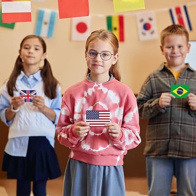 World Flags Flashcards, 245+ Country & Map Geography Game | Educational Games for All Ages, Family, Adults, Classrooms & Homeschool, Gift for Teenage