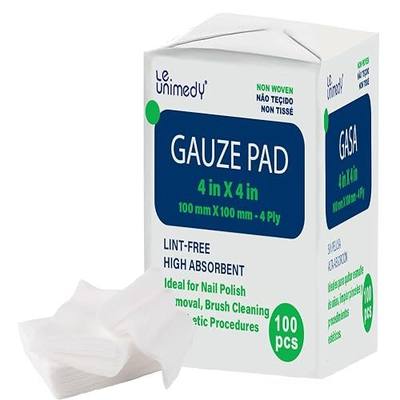 2"x2" - 100P, 4-Ply Non-Woven Sponges Non-Sterile, All-Purpose Dental and Surgical Sponges