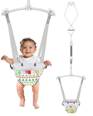 Baby Jumper Doorway, Door Bouncer and Jumper for Baby with Adjustable Strap, Fun Activity for 6-12 Months Baby Infant