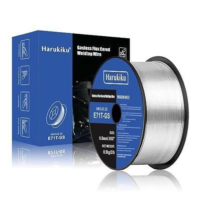 .030" Flux Core Welding Wire, E71T-GS Mild Carbon Steel, Low Spatter Gasless MIG Welding Wire, 2-Pound Spool – Ideal for Windy Conditions, DIY Welding, Farm & Fence Work, Vehicle Repairs