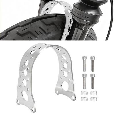 Front Fork Brace Tracker Narrow for Harley Sportster Dyna with 19"21" Wheel | Harley Sportster XL1988 - 2017, Dyna FXR / FXD 1988 - 2005, Chrome