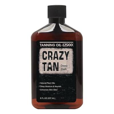 Tanning Oil 125xxx 8oz Deep Dark Natural Oil– Fresh Citrus Scent – Made in USA