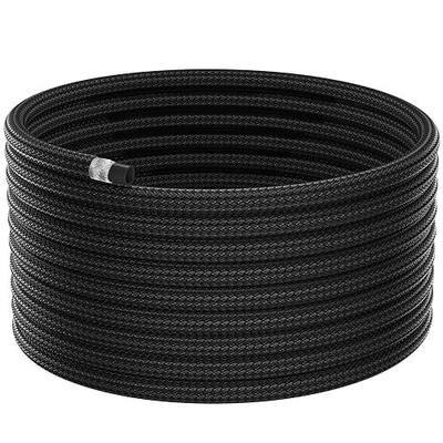 POHIR 20FT CPE Fuel Line 1500PSI 6AN Hose | In Steel Braided Nylon Transmission Oil Cooler Lines Hose for Diesel Gasoline Hydraulic Fluid