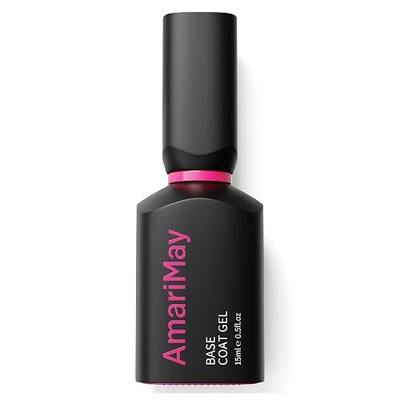 Gel Base Coat for Gel Nail Polish, 15ml No Wipe Clear Foundation for Long Lasting UV Light Cure Nail Art DIY at Home