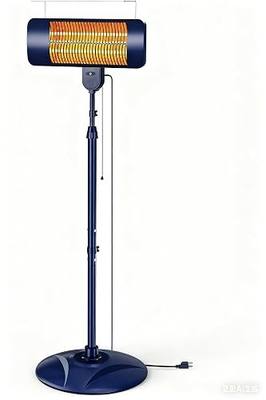 Outdoor Heaters for Patio, 1500W, 3 Heat Modes & 12H Timer, IP54 Waterproof Electric Heater with Adjustable Height, Tip-Over Protection, 78" Portable Infrared Heater for Indoor Outdoor use, Nazy