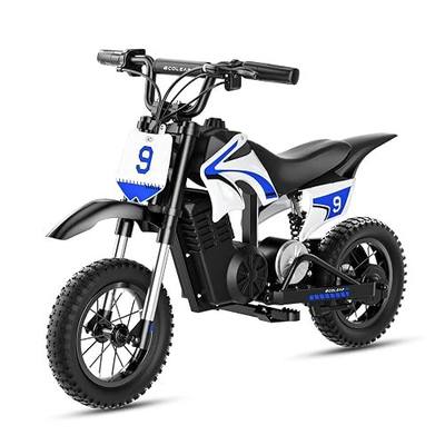 K1 Kids Electric Dirt Bike 36V Motorcycle,16MPH Fast Speed 14 Mile Long-Range,700W Peak 3-Speed Modes Electric Bike for Kids Ages 3-10