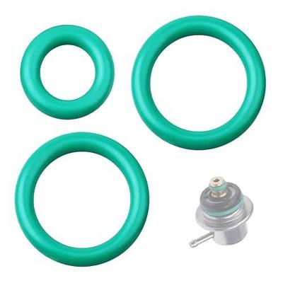 Upgraded 17113552 Fuel Injection Rail Fluorine O-Ring Kit Fuel Rail kit | Compatible with 1999–2007 Chevrolet, GMC, Pontiac and Oldsmobile Vehicles, Helps Prevent Fuel Leaks, 3 O-Rings