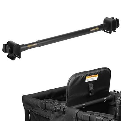 Forward-Facing Support Bar for Wonderfold Stroller Wagon | Length Adjustable Crossbar with Hook-Built in,Easy to Install & Remove,Bus-Style Seating Upgrade Accessories