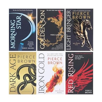 red car The Red Rising Series 6 Books Collection Set (Red Rising, Golden Son, Morning Star, Iron Gold, Dark Age & Light Bringer) Paperback by Pierce Brown