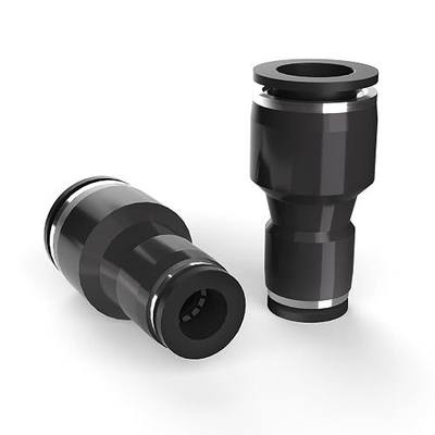 10pcs 1/4"OD x 3/8"OD Air Line Quick Connect Fittings,PG Straight Air Hose Fittings,Pneumatic 1/4 to 3/8 Adapter Reducer Union Push to Tubing Kit