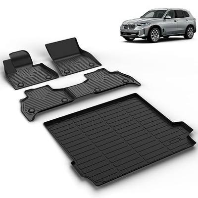 All Weather Car Floor Mats & Cargo Liner Set Fit for X5 2019 2020 2021 2022 2023 2024 2025 2026 Floor Liners Trunk Liner X5 Cargo Mat Accessories Black