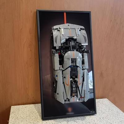 Display Wallboard for LEGO Koenigsegg Jesko 42173 Car Model Building Kit, Home or Office Decorative Wall Panels,Adult Collectibles Wall Mount Frame (No Car Included) (42173 Display Wallboard)