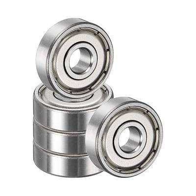 uxcell 5 Pack 625ZZ Deep Groove Ball Bearings, 5x16x5mm Chrome Steel Double Shield Bearing for Electric Motor, Home Appliances, Garden Machinery, (ABEC5)