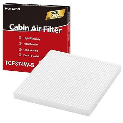 Puroma Cabin Air Filter, Replacement for CP374, CF10374, CAF1765, CAF7765, Tacoma, Dodge Dart, Pontiac Vibe, 87139-YZZ09 and 88508-04010, Chrysler: 68164981AA