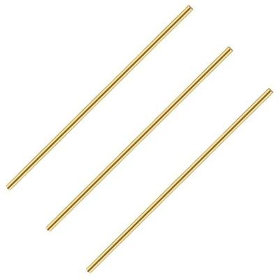 Gallery Rails for Shelves 3 Pcs 1/5" Diameter 11.8" Length Railing Rods Hardware for Glass Display Cabinet and Shelf Spindle Replacement