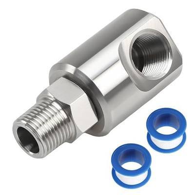 Upgraded 1/2"MXF High-Pressure Stainless Steel Swivel Joint for Hose Reels-Heavy-Duty, Leak-Proof, with Grease Fitting & Smooth Ball Bearing Rotation