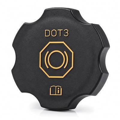 20760280 Dot 3 Brake Fluid Cap Replacement, Brake Master Cylinder Reservoir Cap, Fits Cadillac Escalade ESV, Chevrolet Tahoe Volt Corvette, GMC Yukon Sierra Acadia & Buick Enclave Lucerne