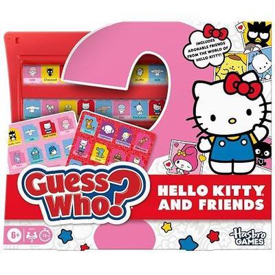 Hasbro Gaming Guess Who? Hello Kitty and Friends Edition Game | Officially Licensed Sanrio Games for Kids | 2 Players | 15 Mins. | Travel Friendly | Ages 6+ (Amazon Exclusive)