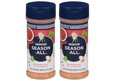 Morton Season-All Less Sodium, Low Sodium Seasoning, 8oz, 2 Pack