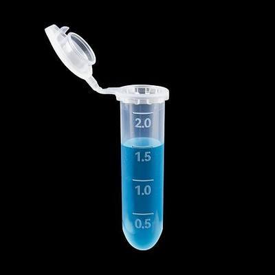2ml Microcentrifuge Tube with Snap Cap Bottom Tip 500Pcs, 2ml Centrifuge Tubes with Flip Cap, Polypropylene with Graduated and Write Marks