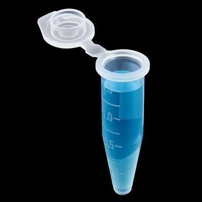 1.5ml Microcentrifuge Tube with Snap Cap Bottom Tip 500Pcs, 1.5ml Centrifuge Tubes with Flip Cap, Polypropylene with Graduated and Write Marks