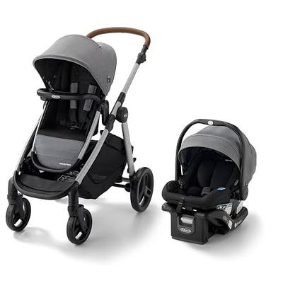 Graco Modes Nest2Grow Travel System, Carseat Stroller Combo, Includes: SnugRide DLX Infant Car Seat and Reversible Baby Stroller, Slide2Me Adjustable Seat, 4 Modes of Use with Optional Baby Gear, Ren