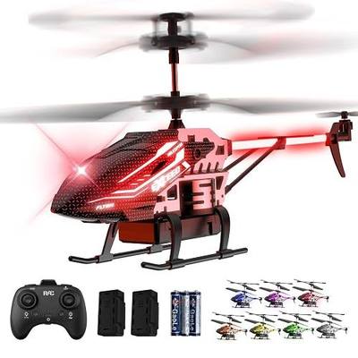 RC Helicopter Toy for Kids, 2.4GHz 3.5CH Remote Control Helicopter with Altitude Hold, One Key Take Off/Landing, 30+Mins Flight Time, LED Lights, Indoor Flying Toys for Boys Girls Beginners Gifts