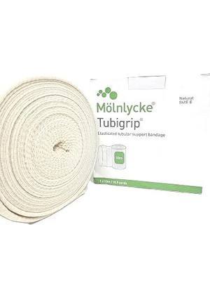 Generic Tubi Grip 1434 Elasticated Tubular Support Bandage, Natural, Size E, 10.9 Yards