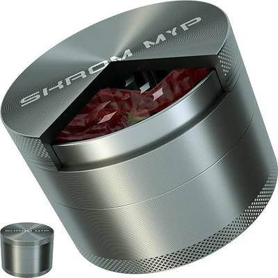 Spice Grinder, Aluminum Large 3" (Grey)
