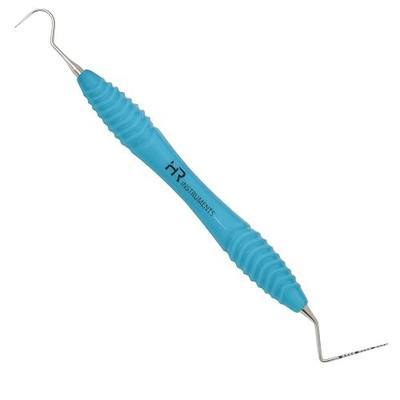 Dental Williams Explorer Probe UNC 15/23 Color Coded Marking Double Ended Scaler Instruments (Aqua)