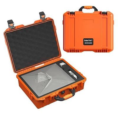 DAIERTEK Starlink Mini Carrying Hard Case, Orange | Starlink Mini Case Travel with Precision Cut Foam, Waterproof, Portable, For Travel & Camp
