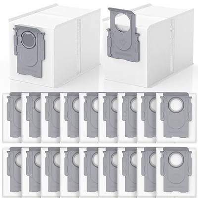 20 Pack QRevo Dust Bags Replacement for Roborock QV 35A, Qrevo S5V, Saros 10/10R, Z70, Curv/Curvx, Q Revo S/Pro/Plus/MaxV/Edge/ S5X/ S5A, S8 MaxV/Max Ultra Robot Vacuum Cleaner