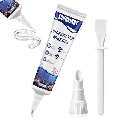 120ml Aquarium Safe Silicone Sealant, Clear for Fish Tank Repairs | Clear flexible silicone seals aquarium cracks and leaks above or below water with strong adhesion and waterproof protection.