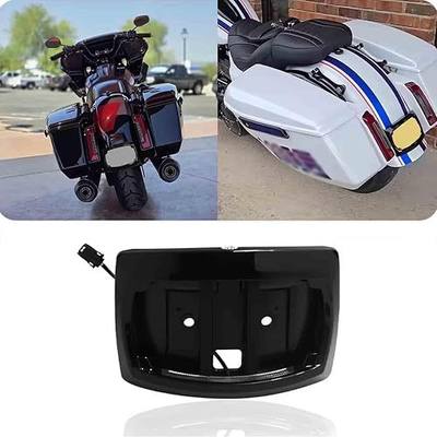 For 2026 2025 Touring Road Glide Street Glide Electra CVO 2024 LED Curved Frame Motorcycle License Plate Relocator