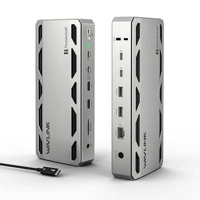 WAVLINK Thunderbolt 5 Dock, Intel Certified TB5 Docking Station, 120Gbps | Single 8K@144Hz, 140W PD, 2.5G Ethernet, 4×USB-A 10Gb, SD 4.0, for Windows 11/Mac OS 14.6 or Later TB5/4 Laptops