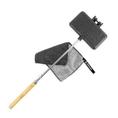 Coghlan's Cast Iron Camp Cooker - Pre-Seasoned Pie Iron Sandwich Maker with Heat-Resistant, Removable Handles, Easy-to-Clean for Toasted Pies, Grilled Sandwiches, and Meats, For Campfire Cooking
