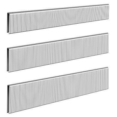 18 Gauge 1/4" Narrow Crown Staples,1/2",3/4",1":1200pcs | Galvanized 18GA Nail Gun Nails,Suitable for Most Brand of 18 Gauge Pneumatic and Electric Staples Nailer