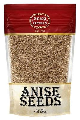 Spicy World Anise Seed 14 oz - Whole Anise Seeds, Pure, Premium Spice for Cooking & Baking, Sweet Licorice Flavor