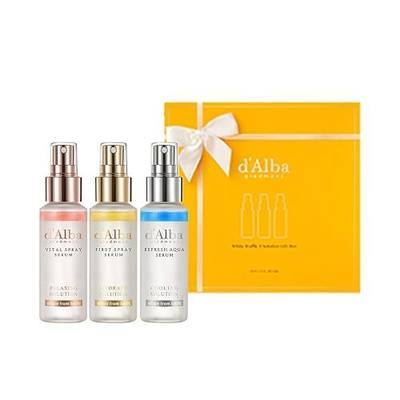 d'Alba Official White Truffle Spray Serum, 3 Solutions, Mother's Day, Gift Set (1.76 fl oz (52 ml) x 3ea), Vegan Skin Care, Glow Serum for Radiant Skin, All In One Mist, Korean Skin Care