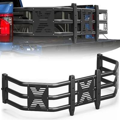 Truck Bed Extender 48"- 58" Adjustable, Heavy Duty Aluminum, Drill Required, Fits Ranger/Maverick/Colorado/Canyon/Tacoma/Frontier/Gladiator/Santa Cruz