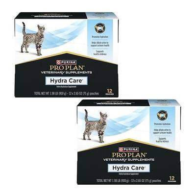 Pro Plan Veterinary Supplements Hydra Care Cat Hydration Supplement, Nutrient-Enriched Water for Cat Health