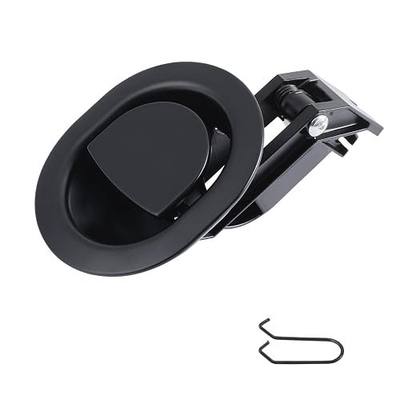 Universal Heavy-Duty Metal Sofa Chair Recliner Release Pull Handle Replacement Parts, Fits Ashley, Lazy Boy and Most Recliner Brands, 3.6" L x 3.1" W, Aluminum Alloy, Black